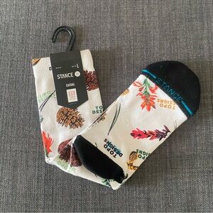 Stance Topo Designs socks size Large